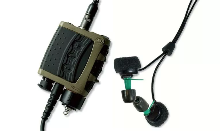 The QUIETPRO Intelligent Hearing System protects users from loud noises, while allowing them to hear other people