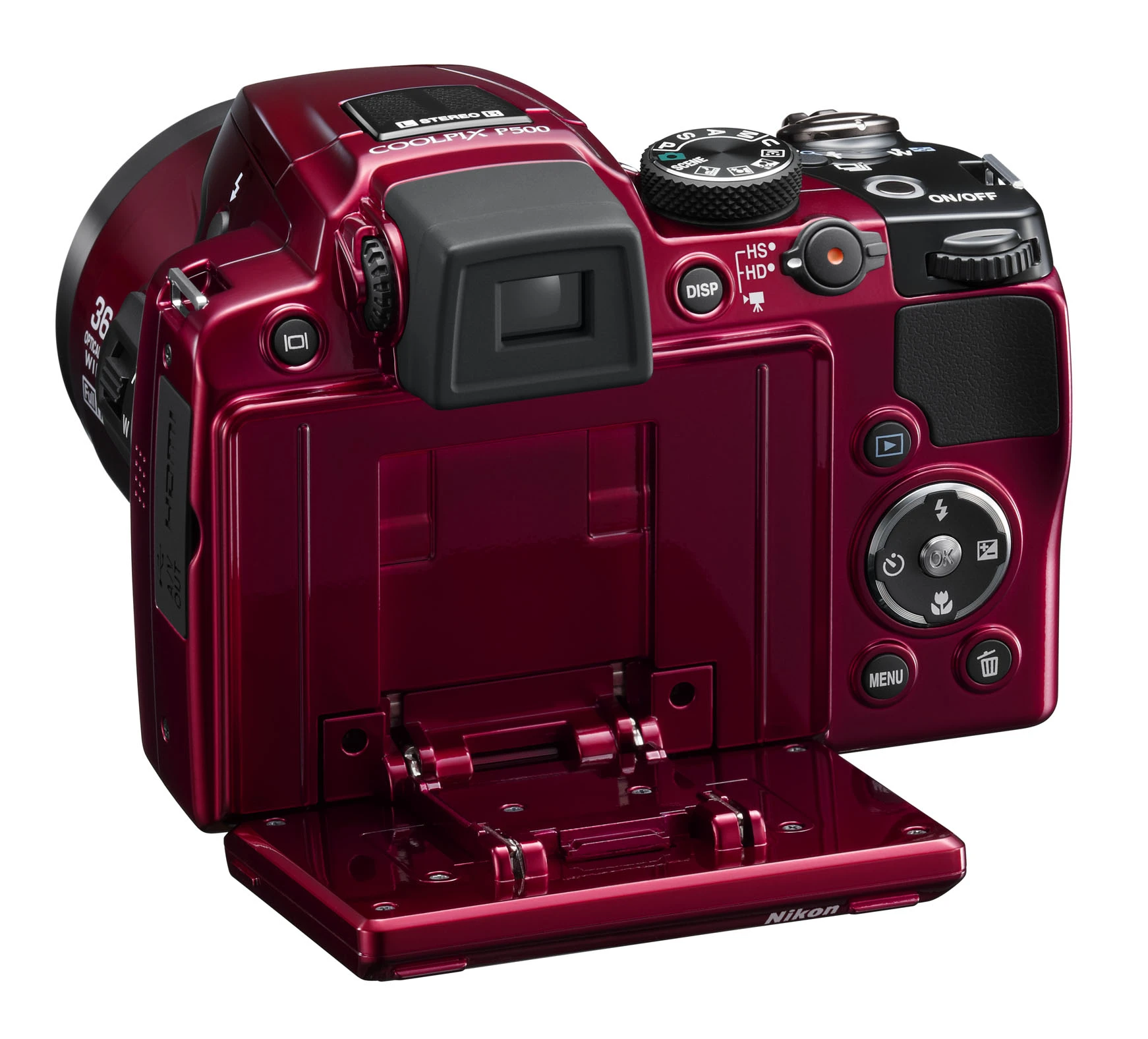 Viewing all the angles on the 3-inch high definition tilting display