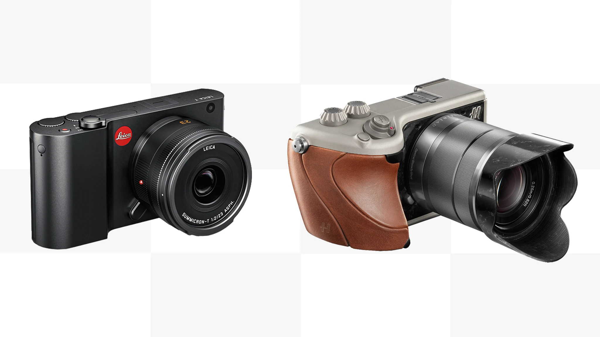 Gizmag compares the specs of the Leica T and Hasselblad Lunar luxury mirrorless cameras