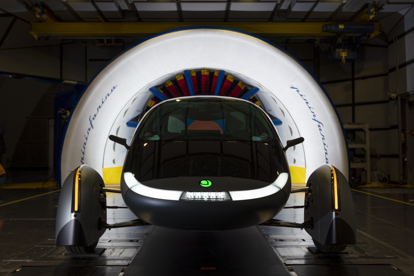 Aptera's production-intent solar electric vehicle makes its public debut at the Las Vegas Conventional Center for CES 2025