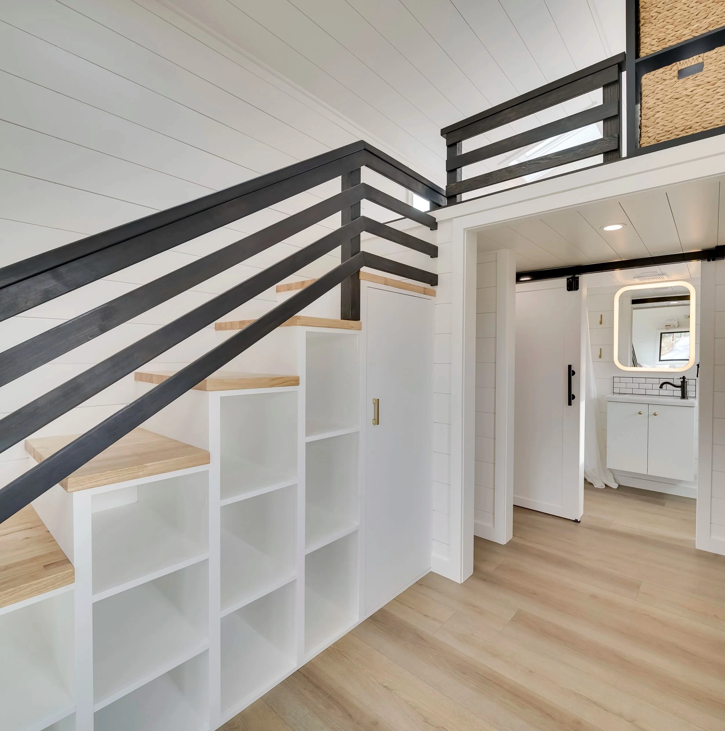 The Ochoco's staircase packs in lots of useful storage space