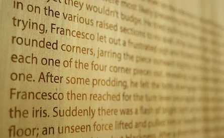 The story spans the full five pages, so finding out what happens is a matter of solving the puzzles