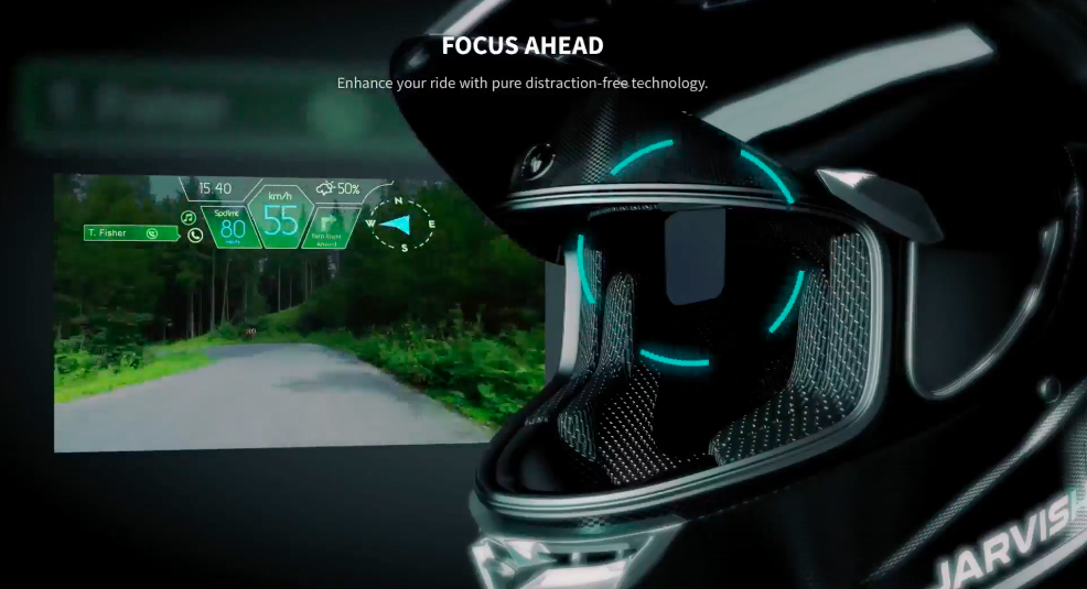 HUD features seem achievable and useful - we like the weather and precipitation readout