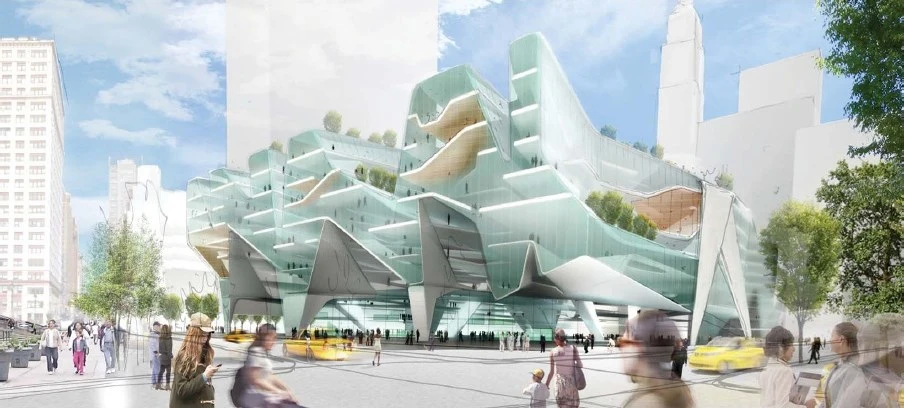 Exterior of Penn Station by DSR Design (Image: DSR Design)