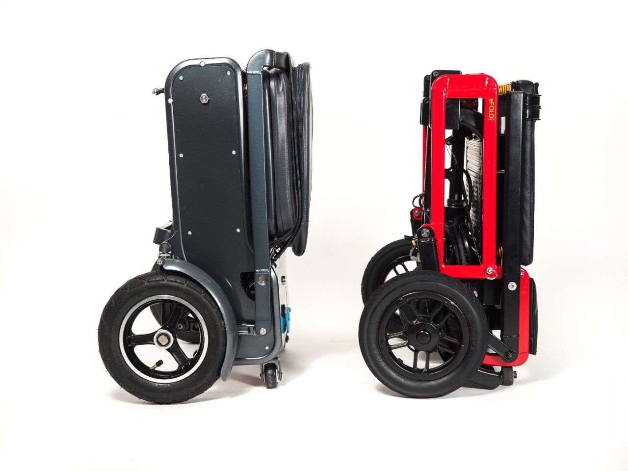 On the left, 2016's eFoldi and on the right, the new eFoldi Lite