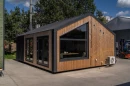 The Evergreen tiny house model shown is currently up for sale for €90,000 (roughly US$105,000)
