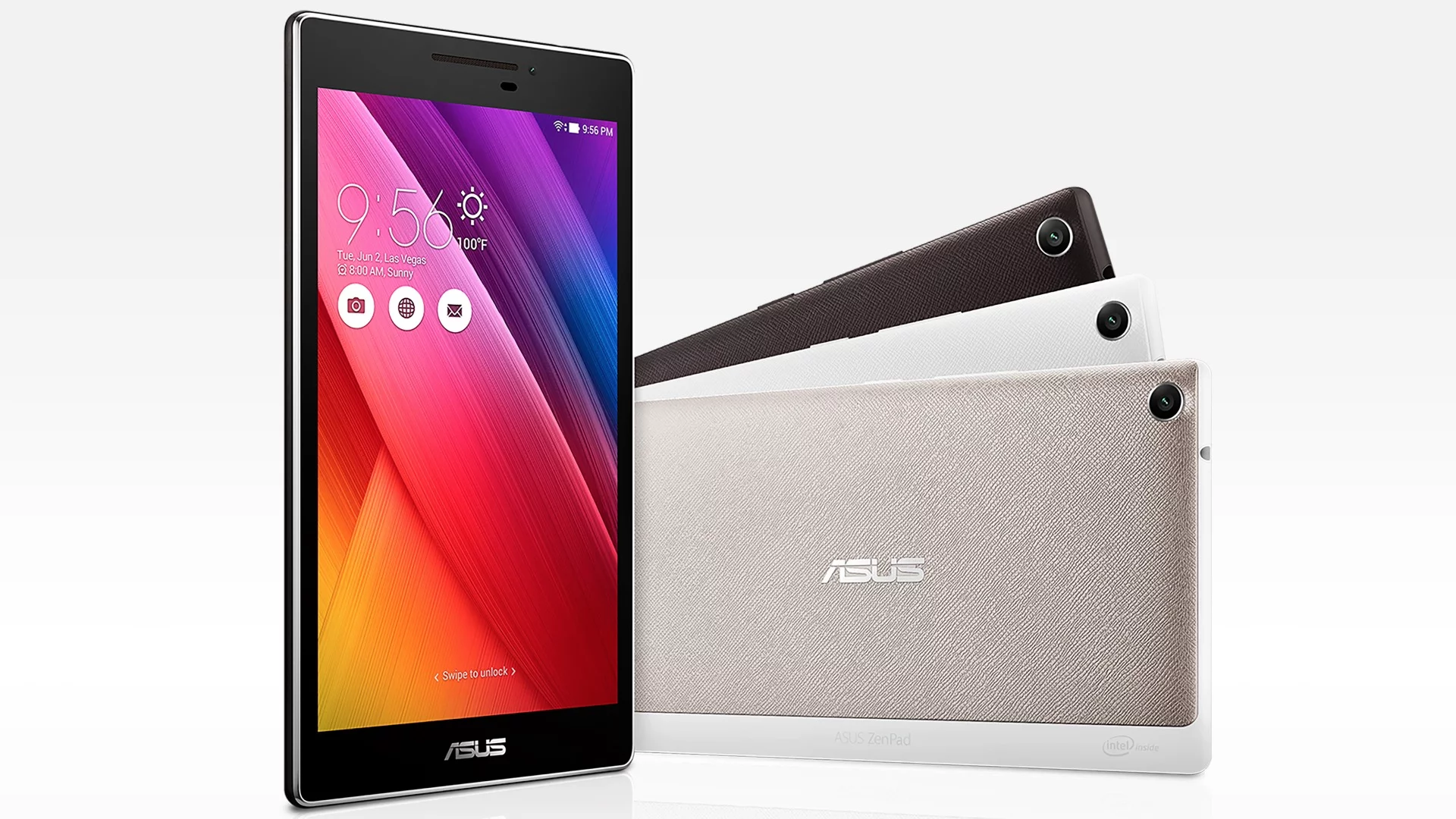 The new range features 7 (pictured), 8 and 10.1-inch tablets