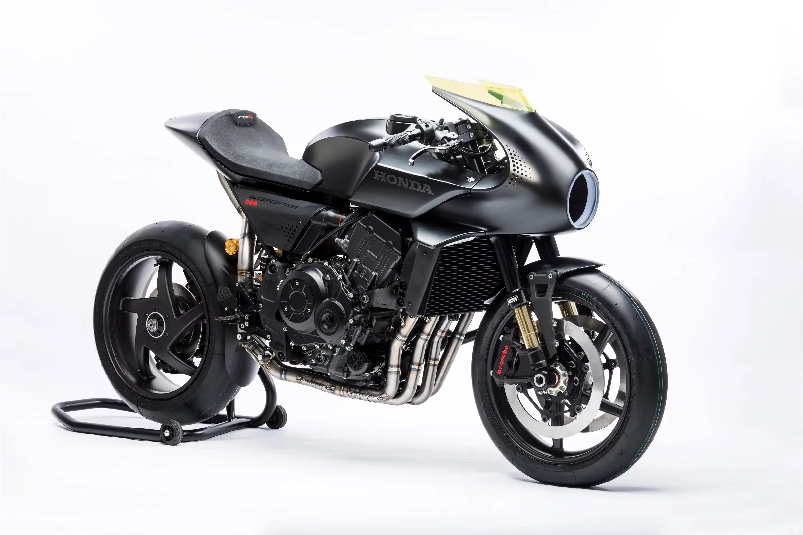 Honda's CB4 Interceptor concept catapults the retro cafe racer style into the future