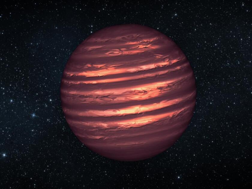 Artist's impression of a brown dwarf