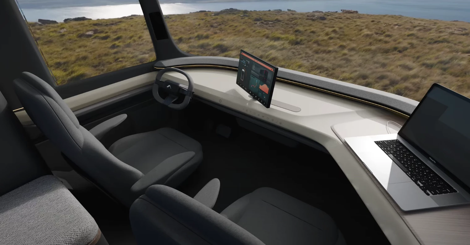 AC Future eTH RV cockpit in drive mode