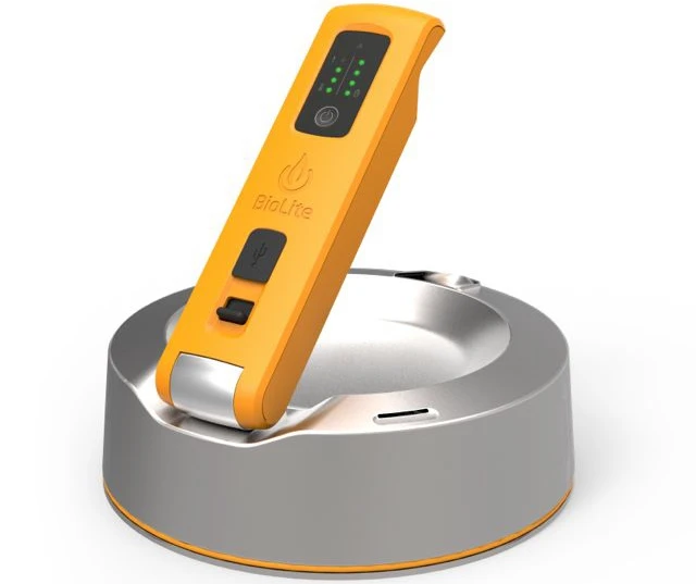 The KettleCharge works with BioLite's CampStove and other camping stoves