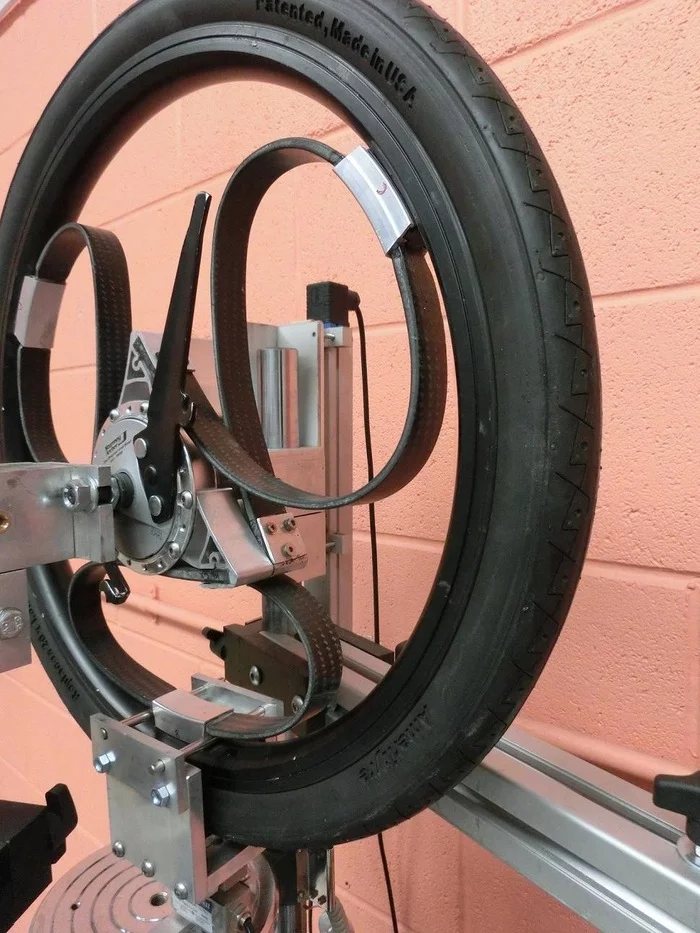 A test loopwheel under compression