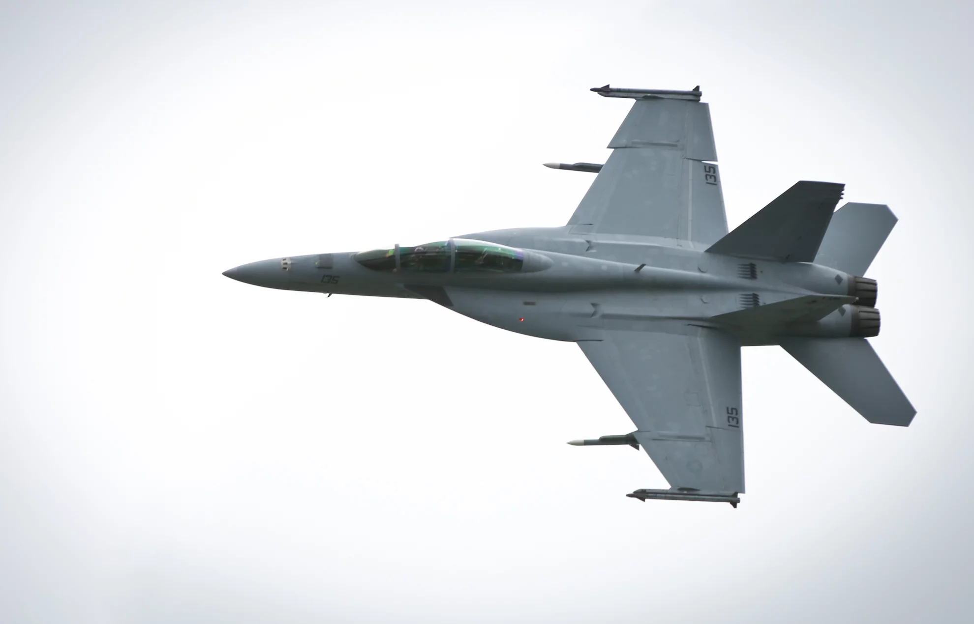 Aerial display of the F/A-18 Hornet (Photo: Gizmag)