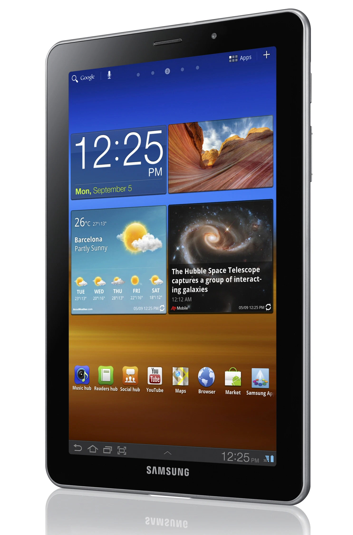 The Samsung Galaxy Tab 7.7