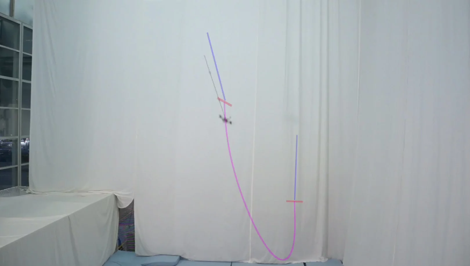 Researchers at ETH Zurich's Institute for Dynamic Systems and Control developed mathematical models to predict exactly how the robots would need to fly to pull off the feat