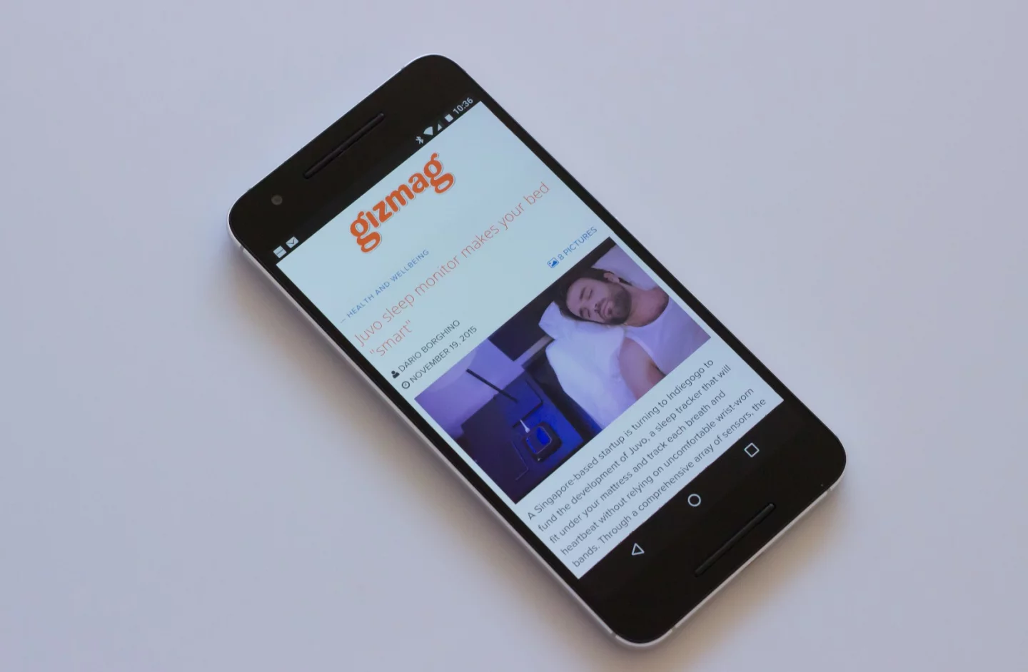 The Nexus 6P's 5.7-inch, Quad HD, AMOLED display