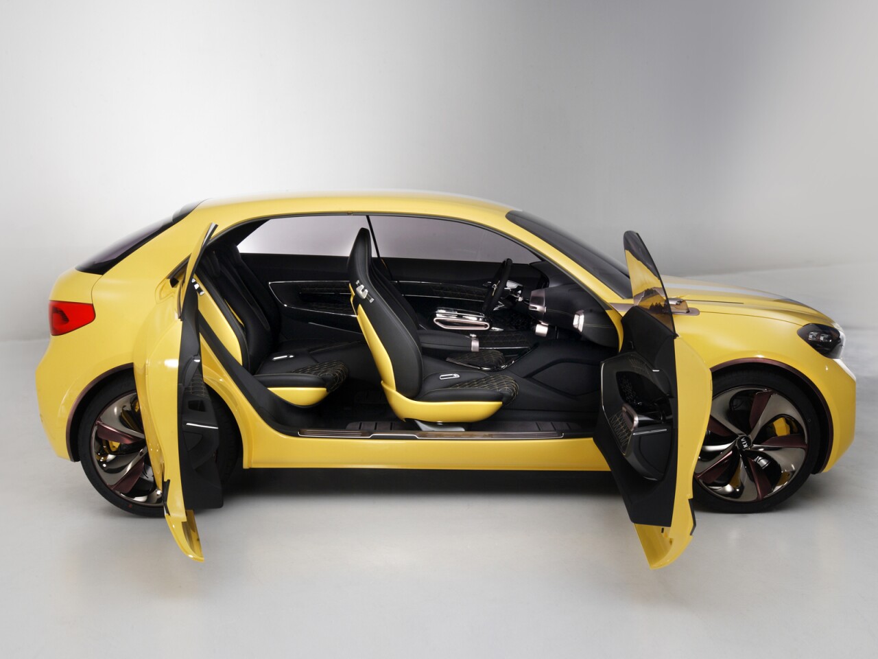 Suicide doors unite. The CUB's no B-pillar approach makes ingress/egress that much easier