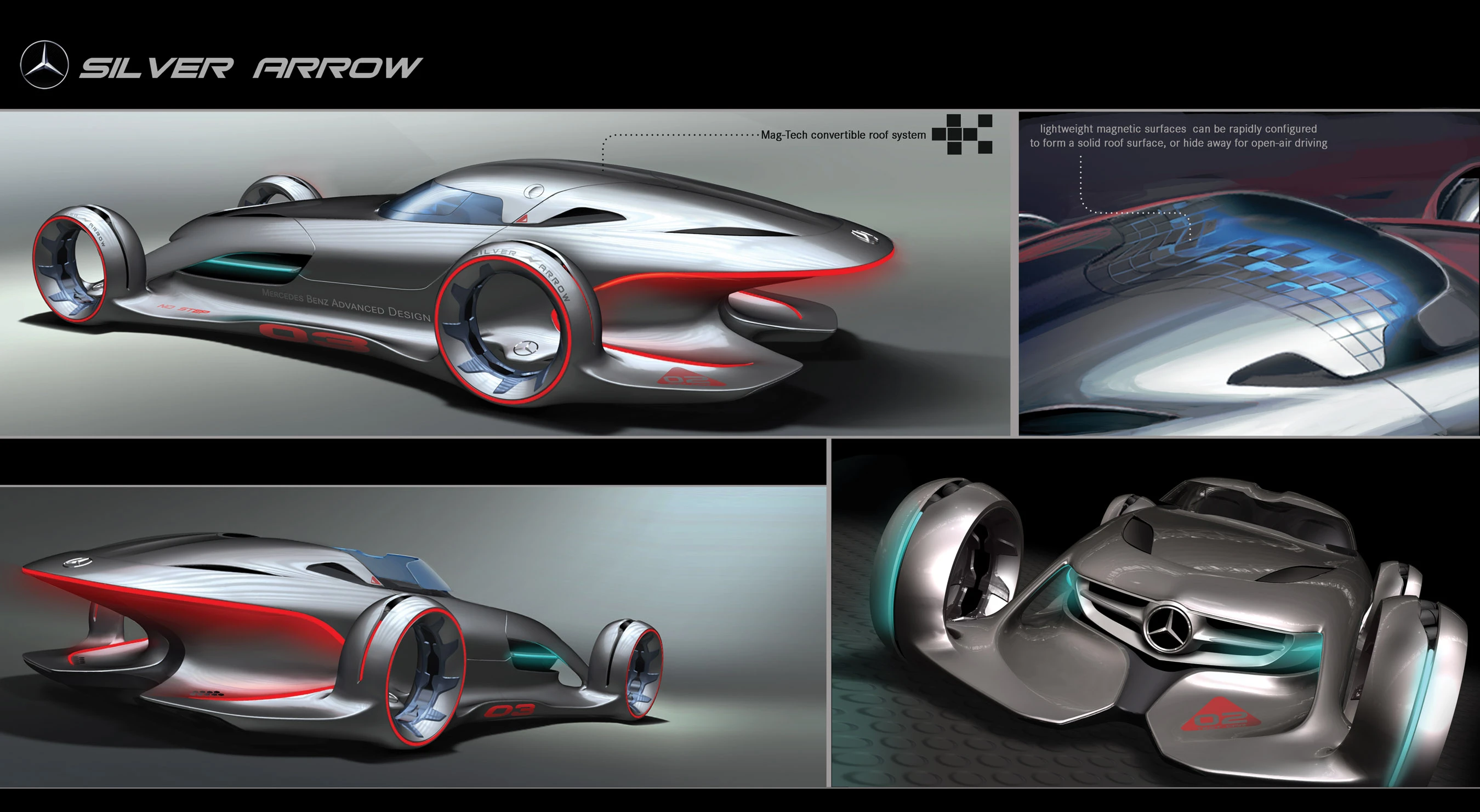 Silver Arrow details (Image: Mercedes-Benz Research & Development North America)