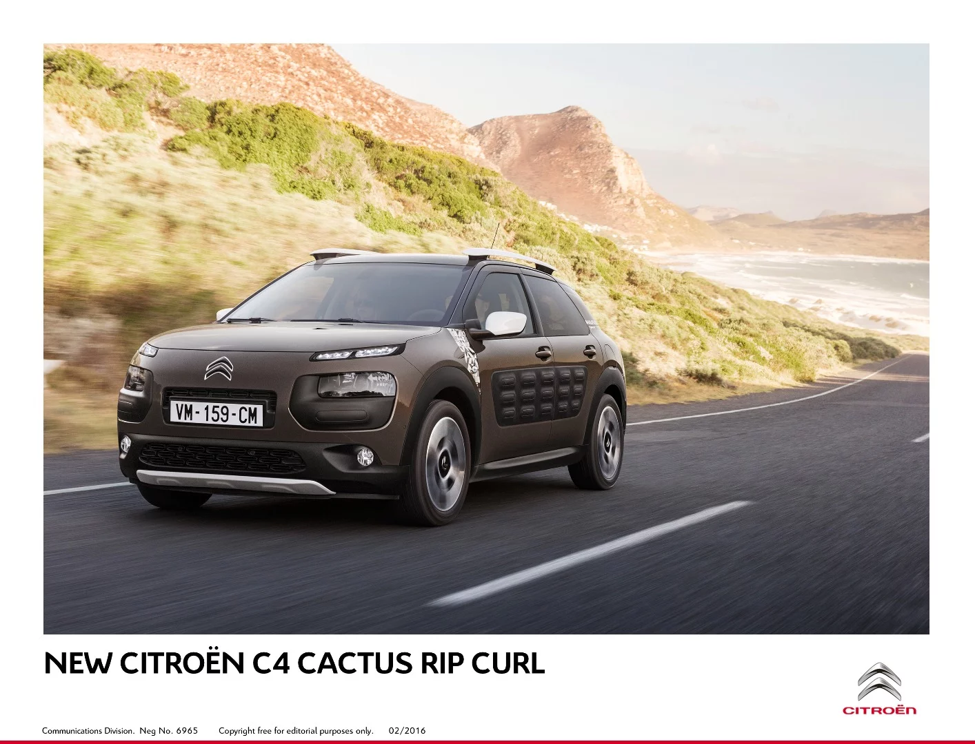 On the road in the Citroën C4 Cactus Rip Curl