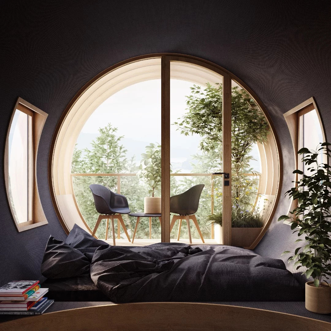 The Bert will have oversized porthole-style windows