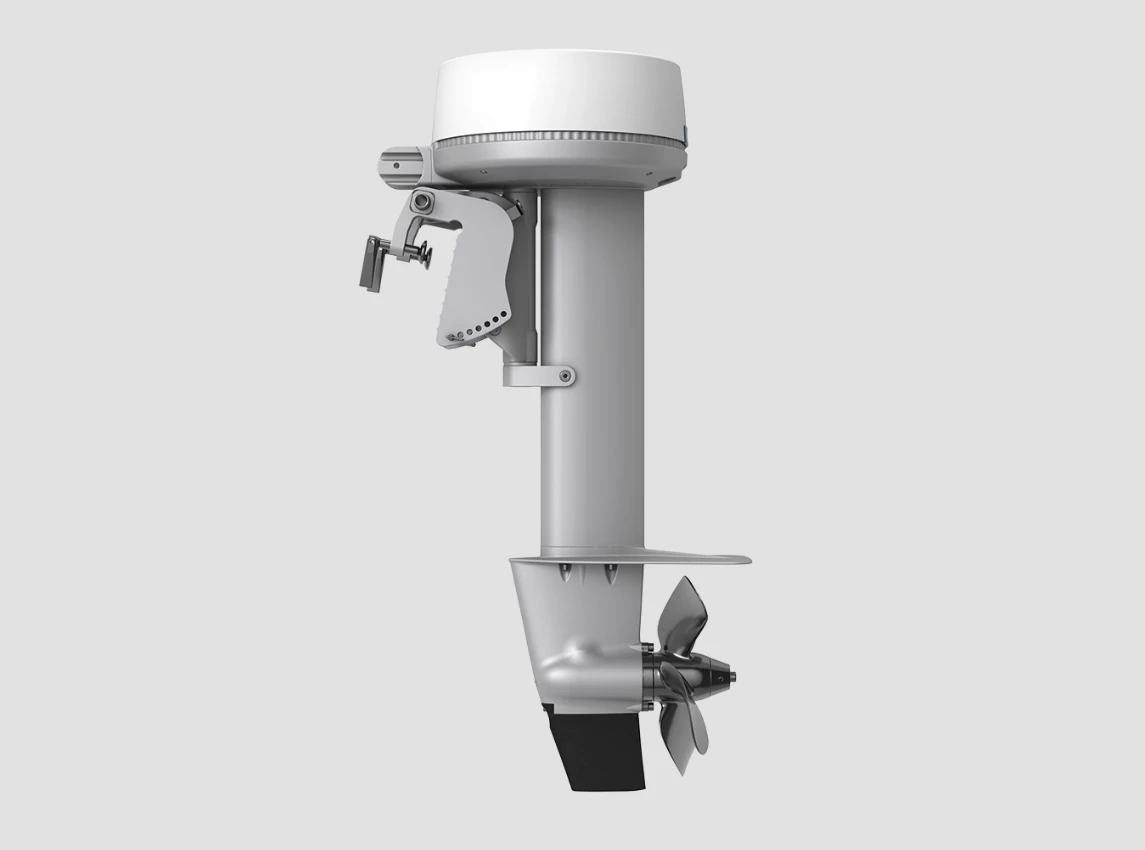 The S1 can be powered by a remote control, as well as the tiller controller
