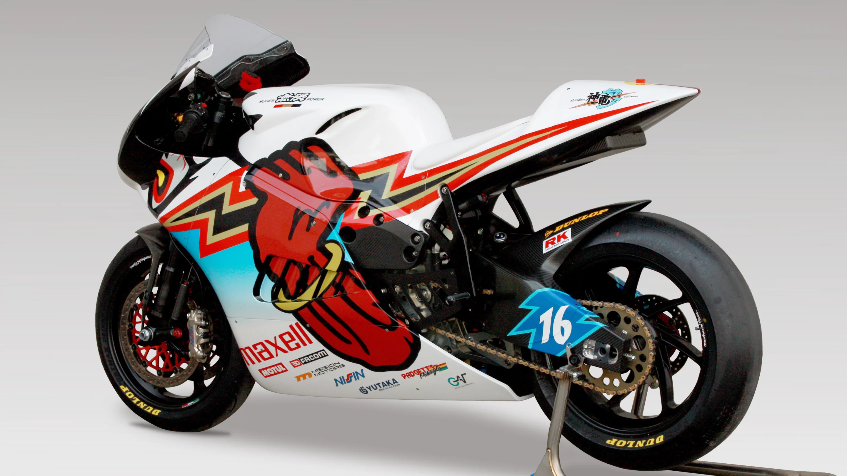 The 2014 Mugen Shinden San electric racebike