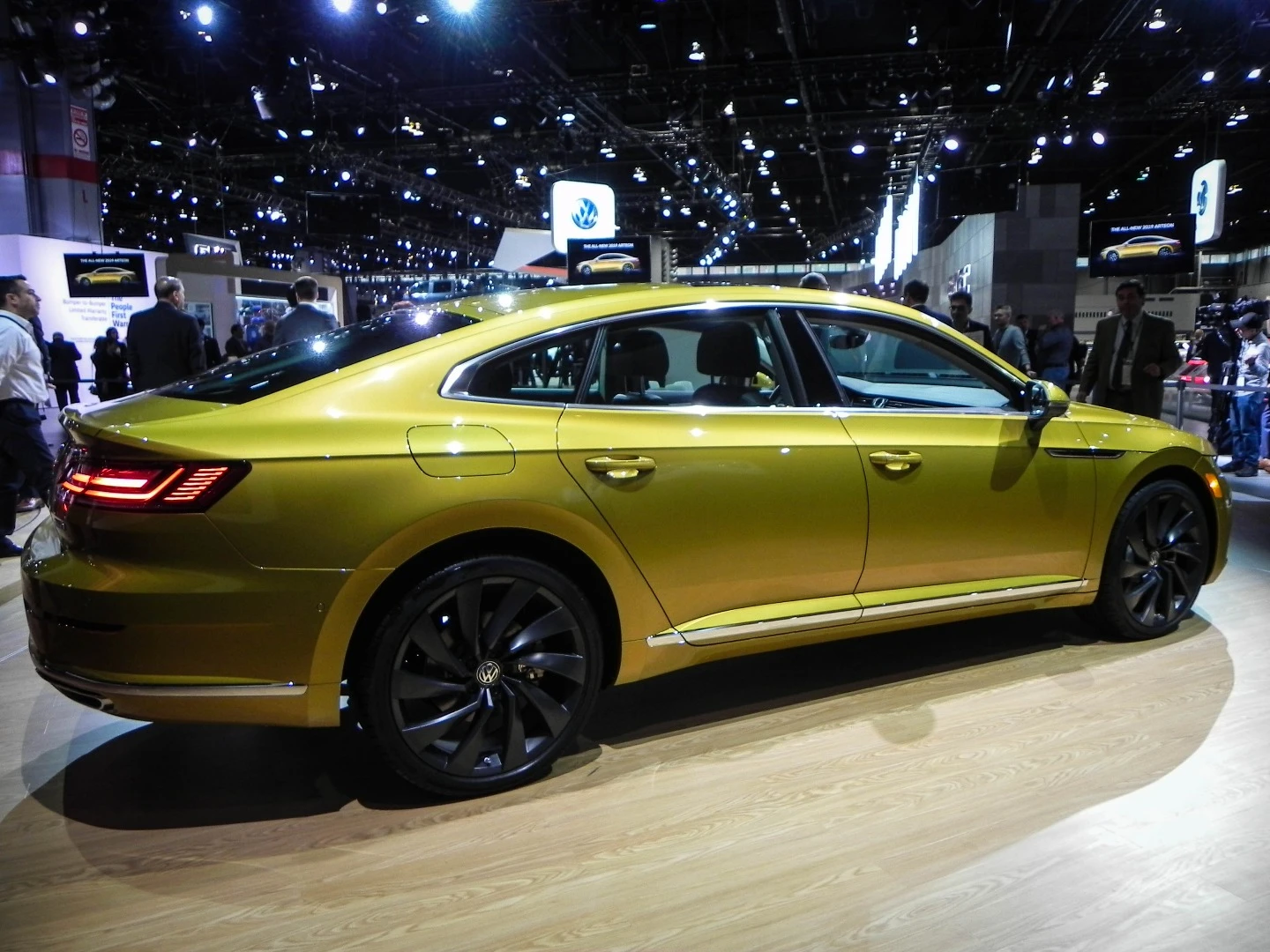The clean lines of the Volkswagen Arteon flagship are clear in this photograph