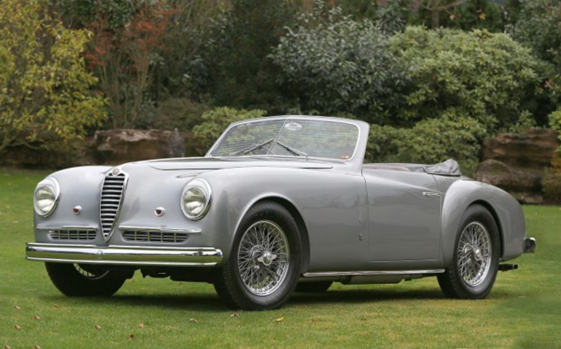 This 1948 Alfa Romeo 6C 2500 Super Sport Cabriolet has an estimated price: $800,000 to $1,000,000