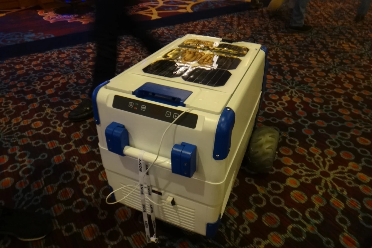 The Solar Cooler from Solar Cool Technologies at CES 2014