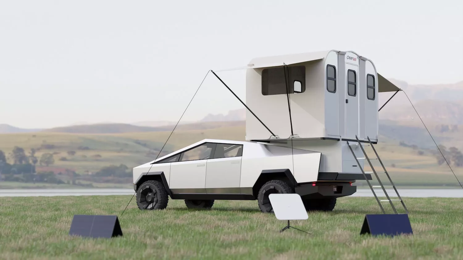 Camp365 is working on a lightweight, low-riding expandable cabin camper perfect for electric pickup trucks