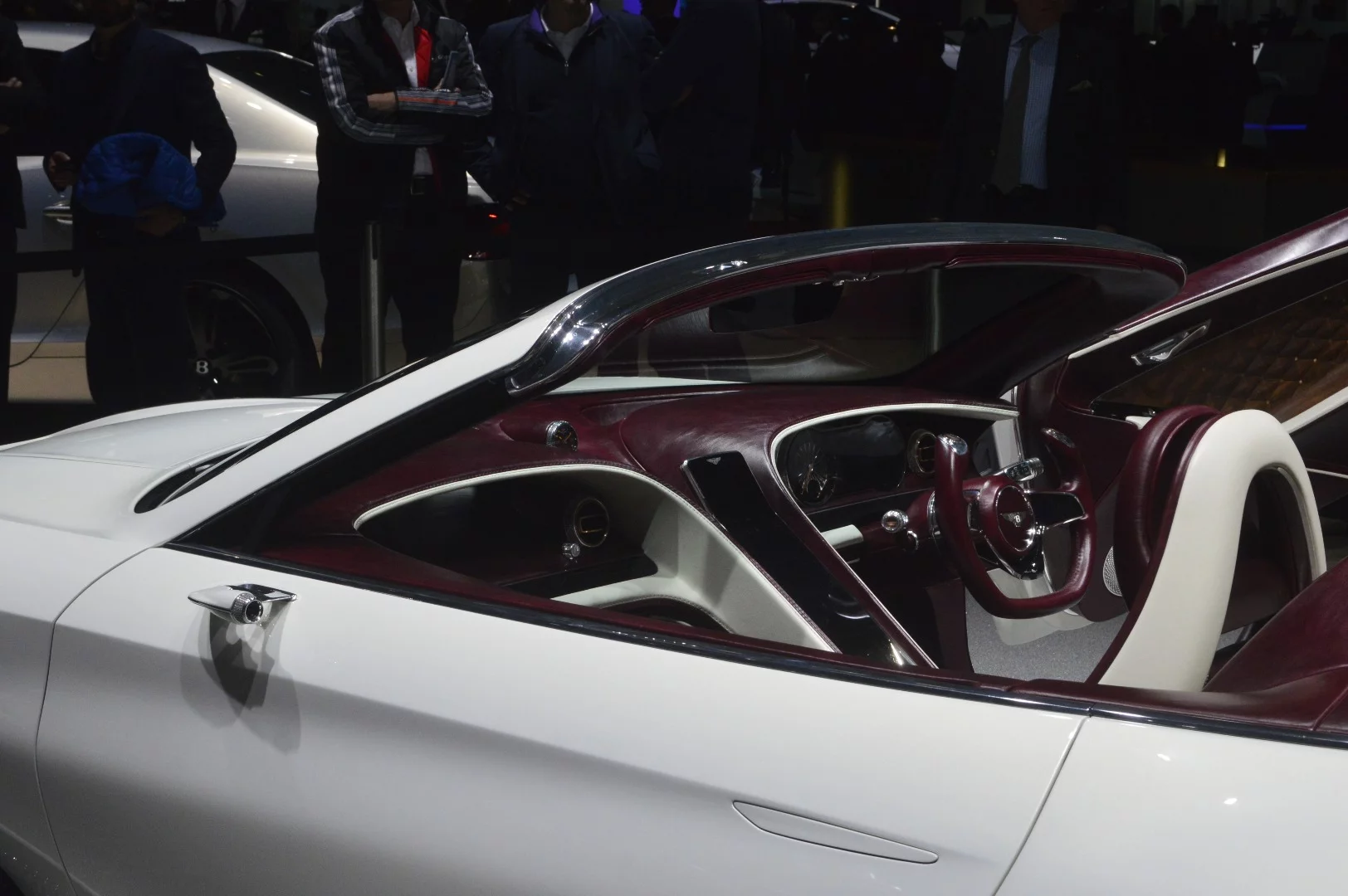 Plum leather has been used to sharpen up the cabin of the EXP 12 Speed 6e