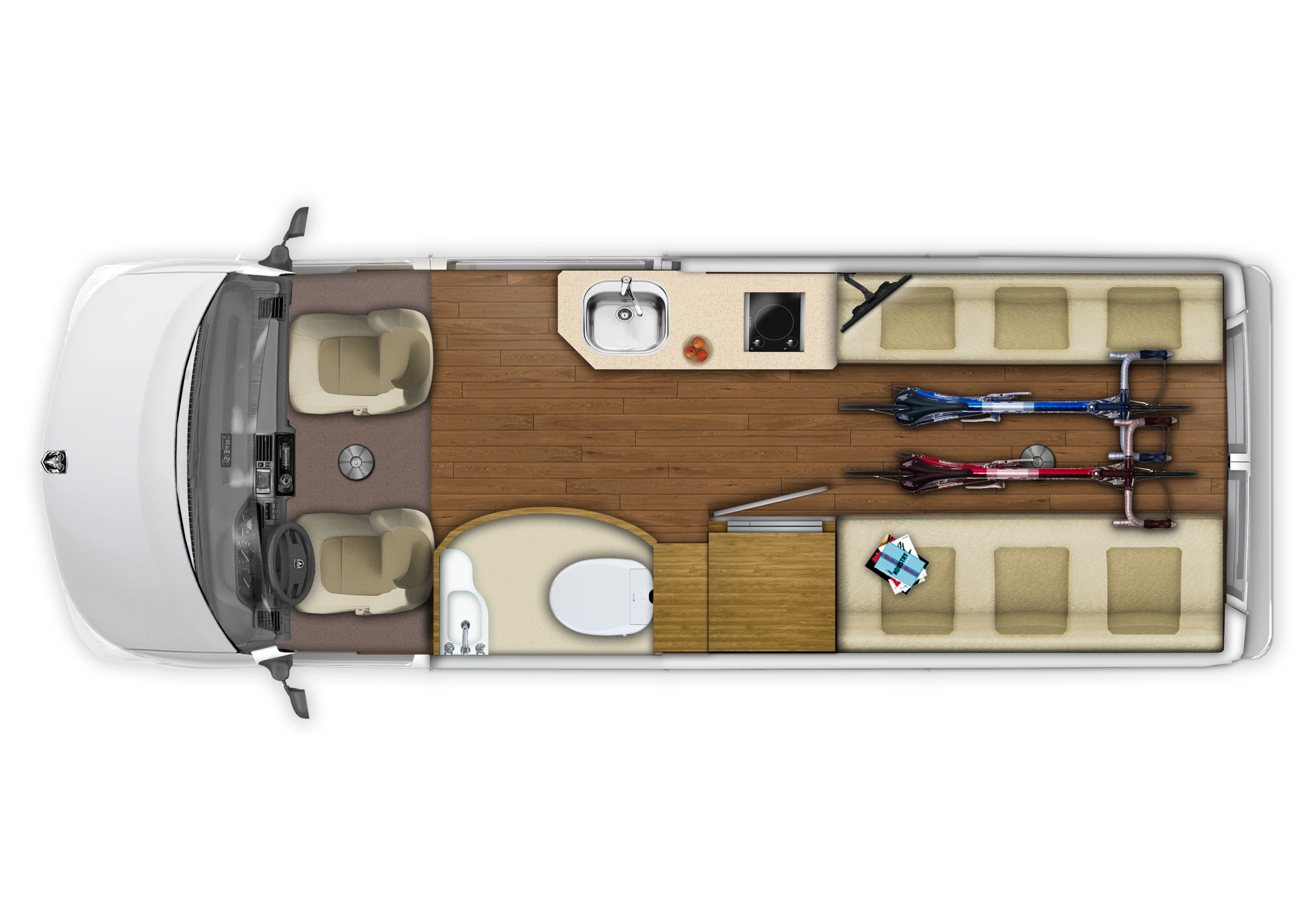 Roadtrek Zion floor plan