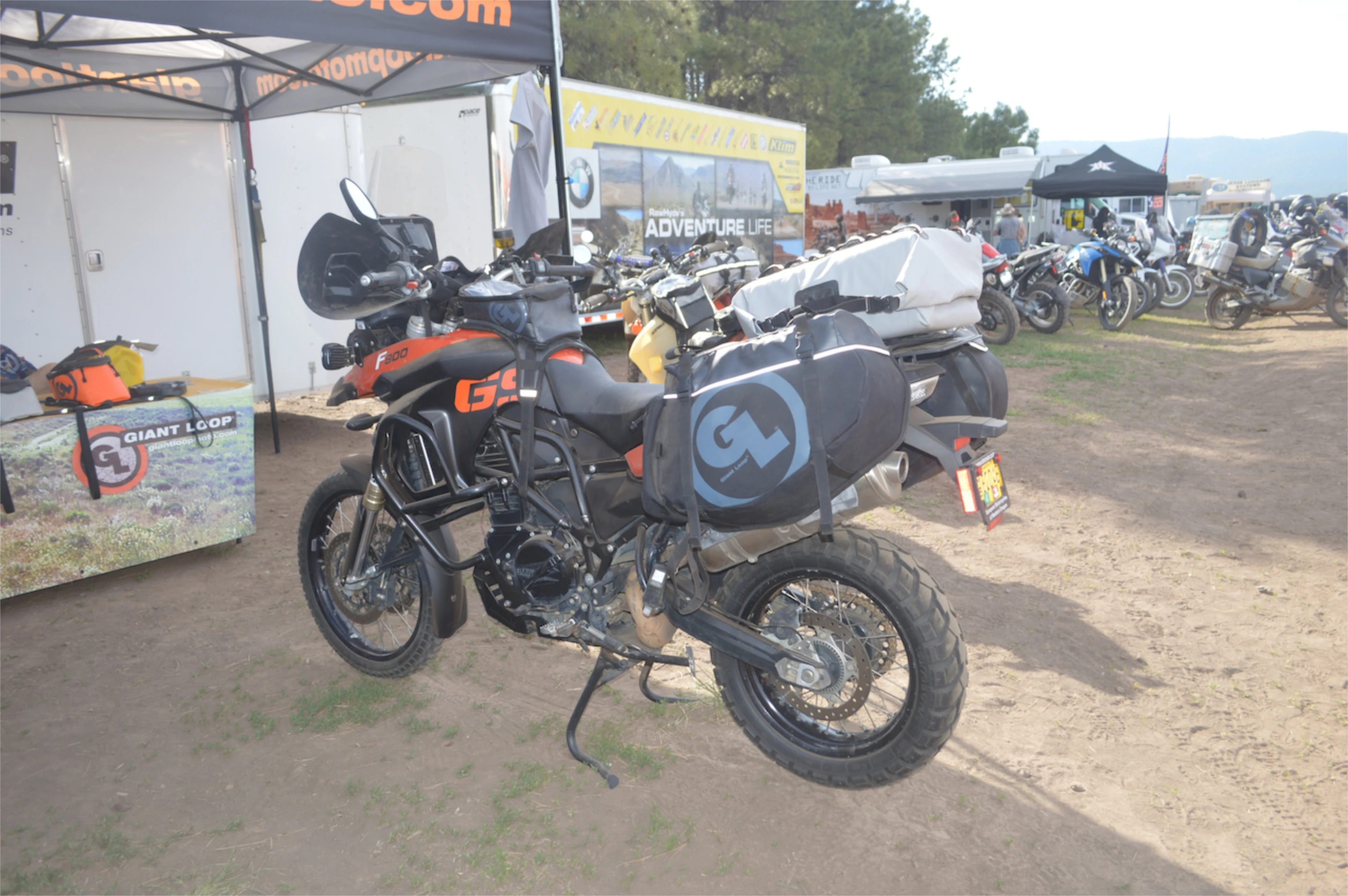 Motorcycle Village at Overland Expo 2014