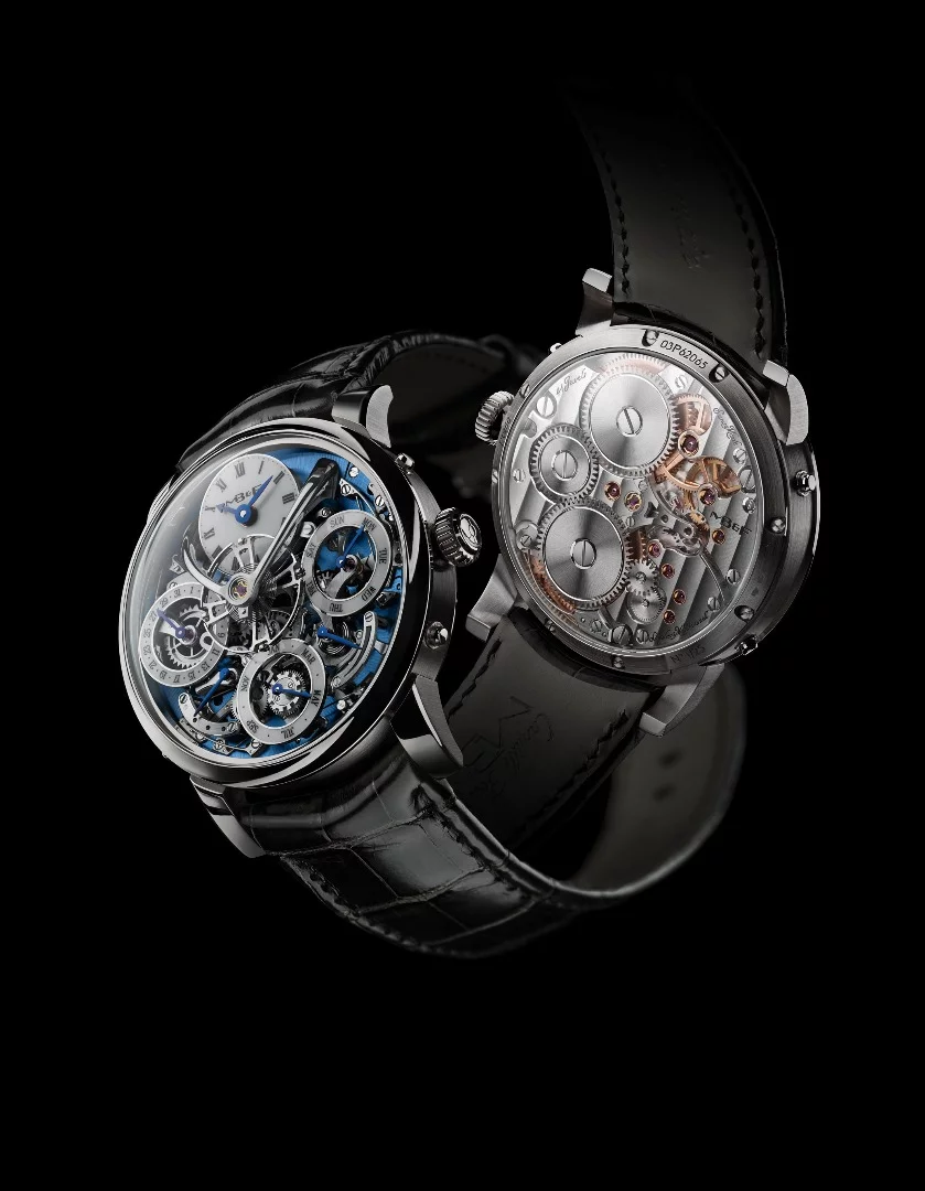 The Legacy Machine Perpetual has a safety device to prevent adjustment while the date changes