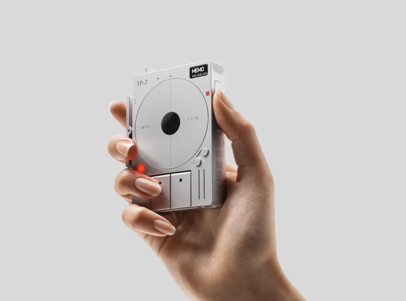 The TP-7 is designed for single-handed operation