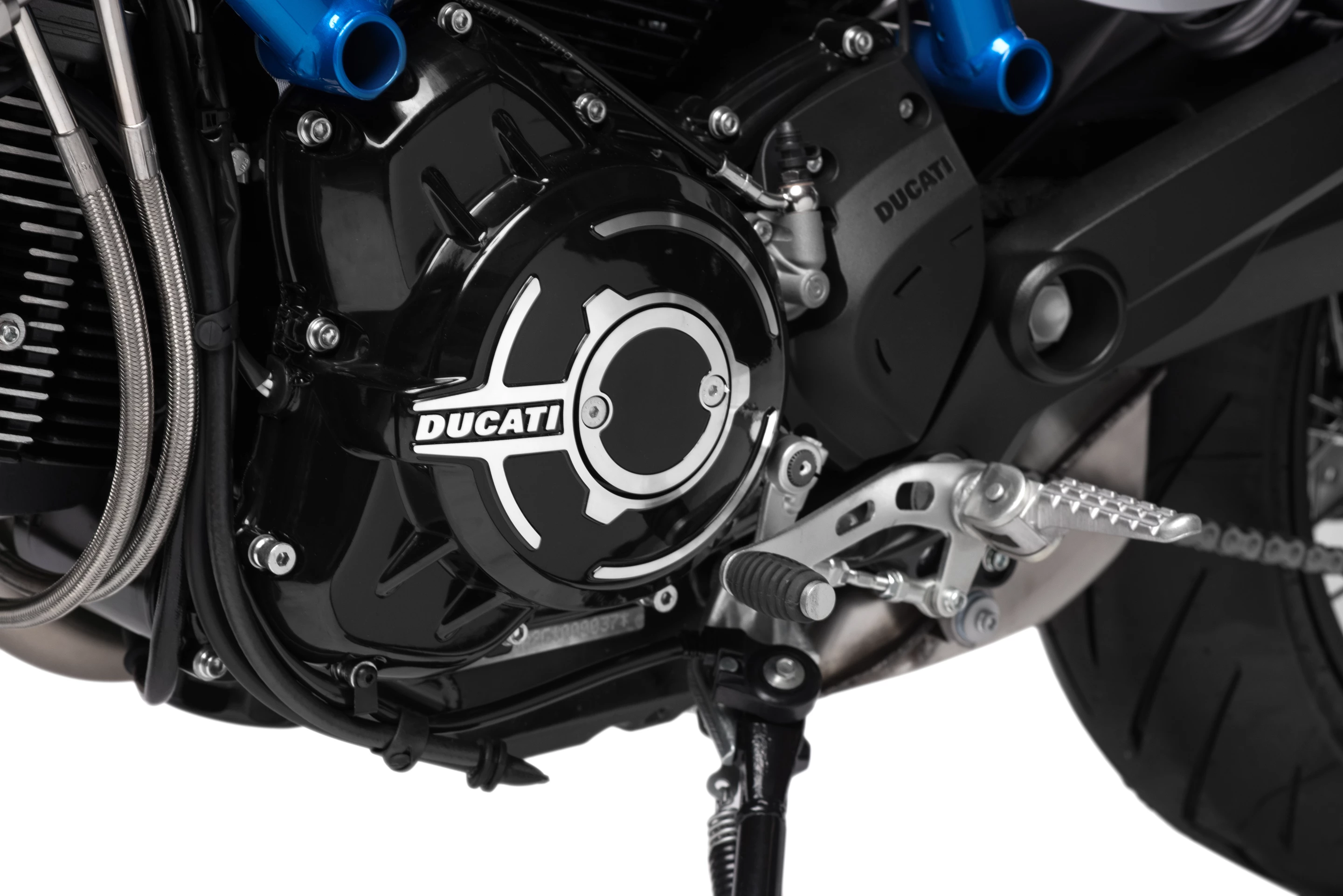 The Café Racer is built around a black-painted 803cc L-Twin