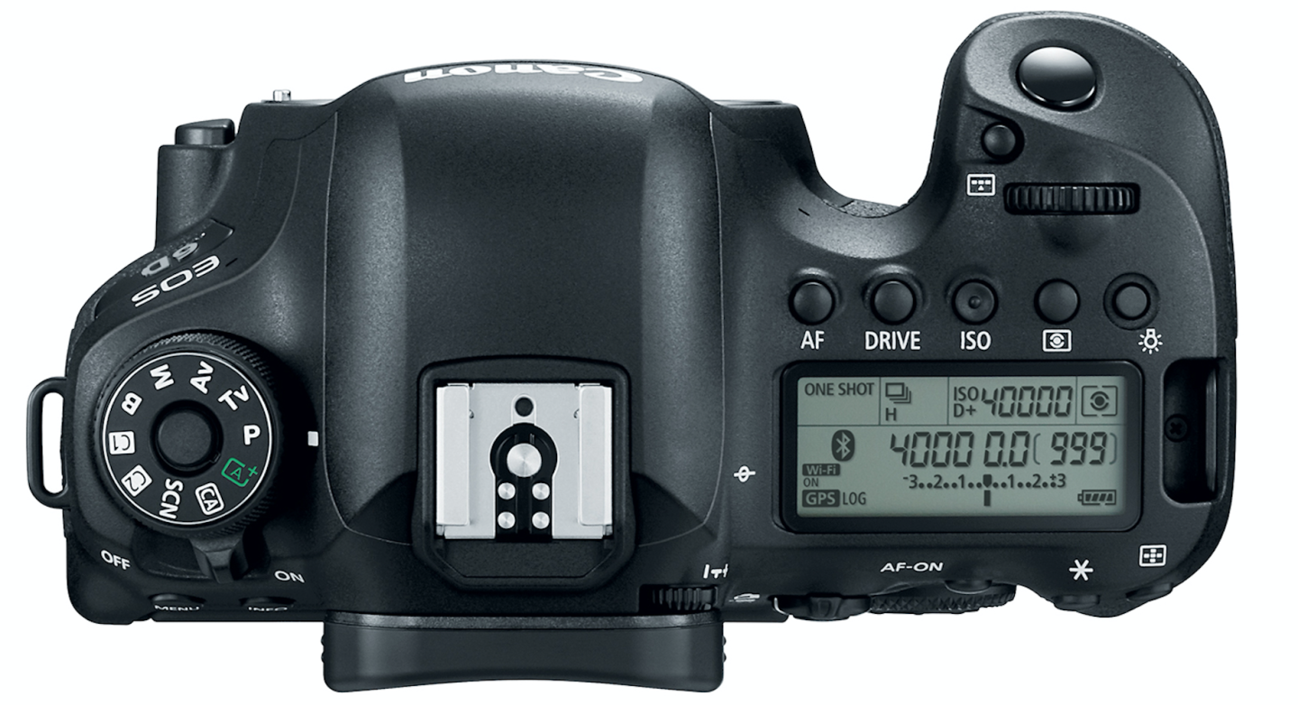 A top-down view of the 6D MkII