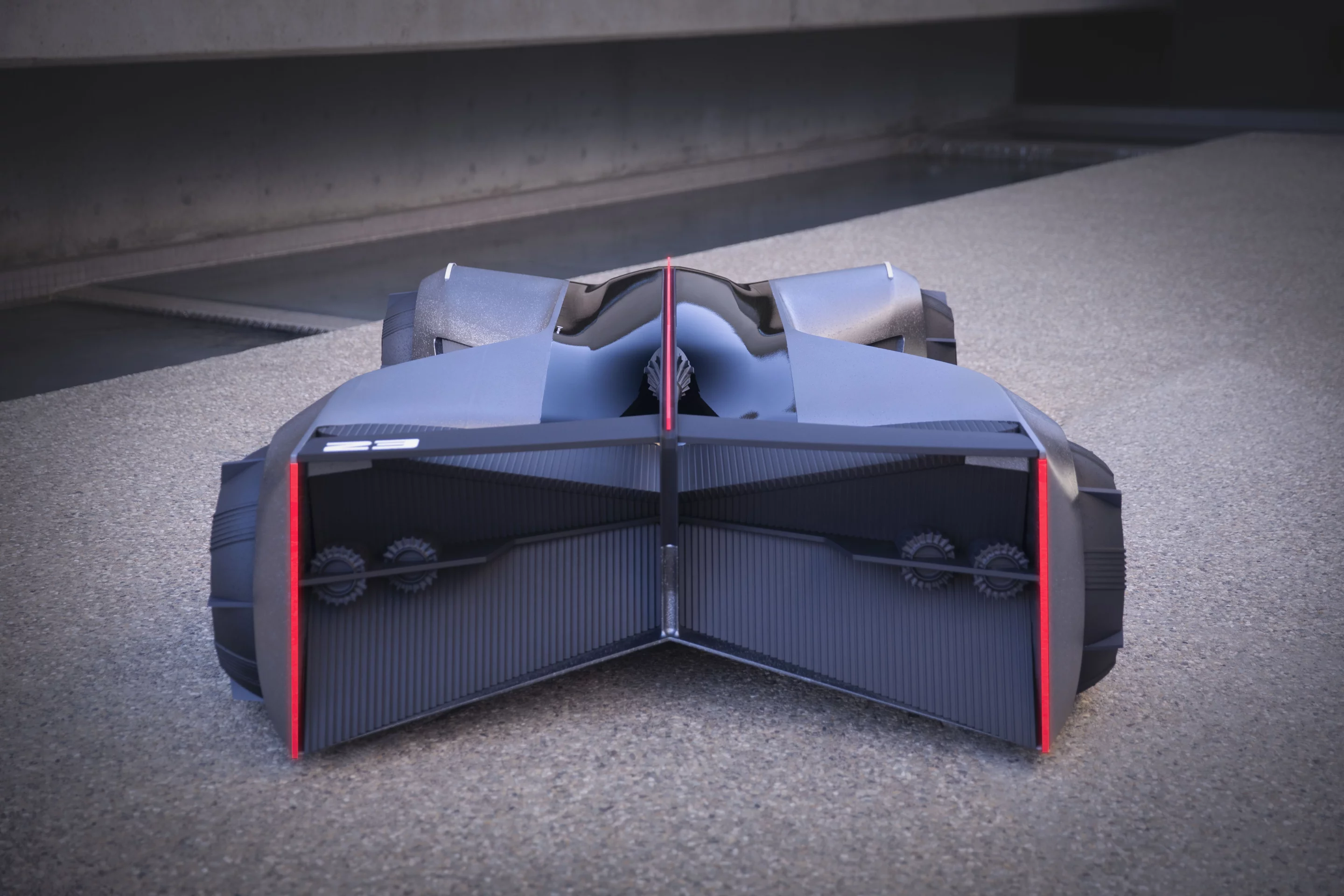 A low-down and low-drag design