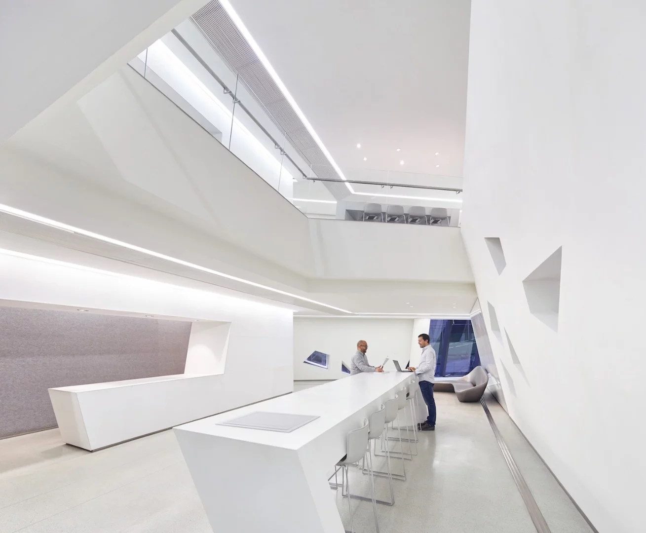 Zaha Hadid Architects' KAPSARC (King Abdullah Petroleum Studies and Research Centre) offers a venue for scientists to reduce energy use