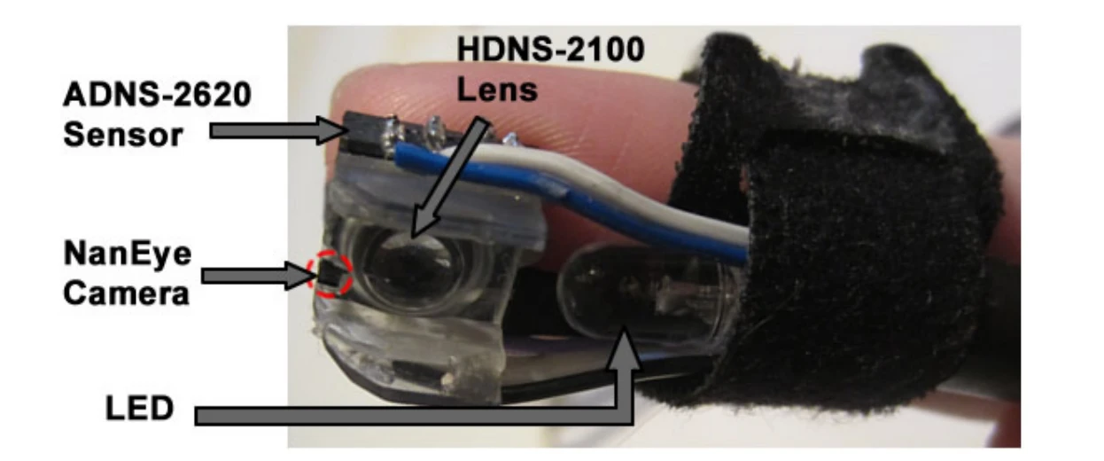 Magic Finger's sensors
