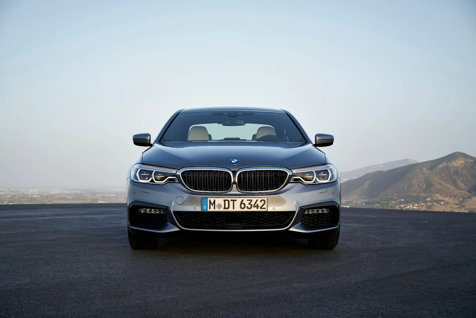 From the front, there's no question the new 5 Series is a BMW