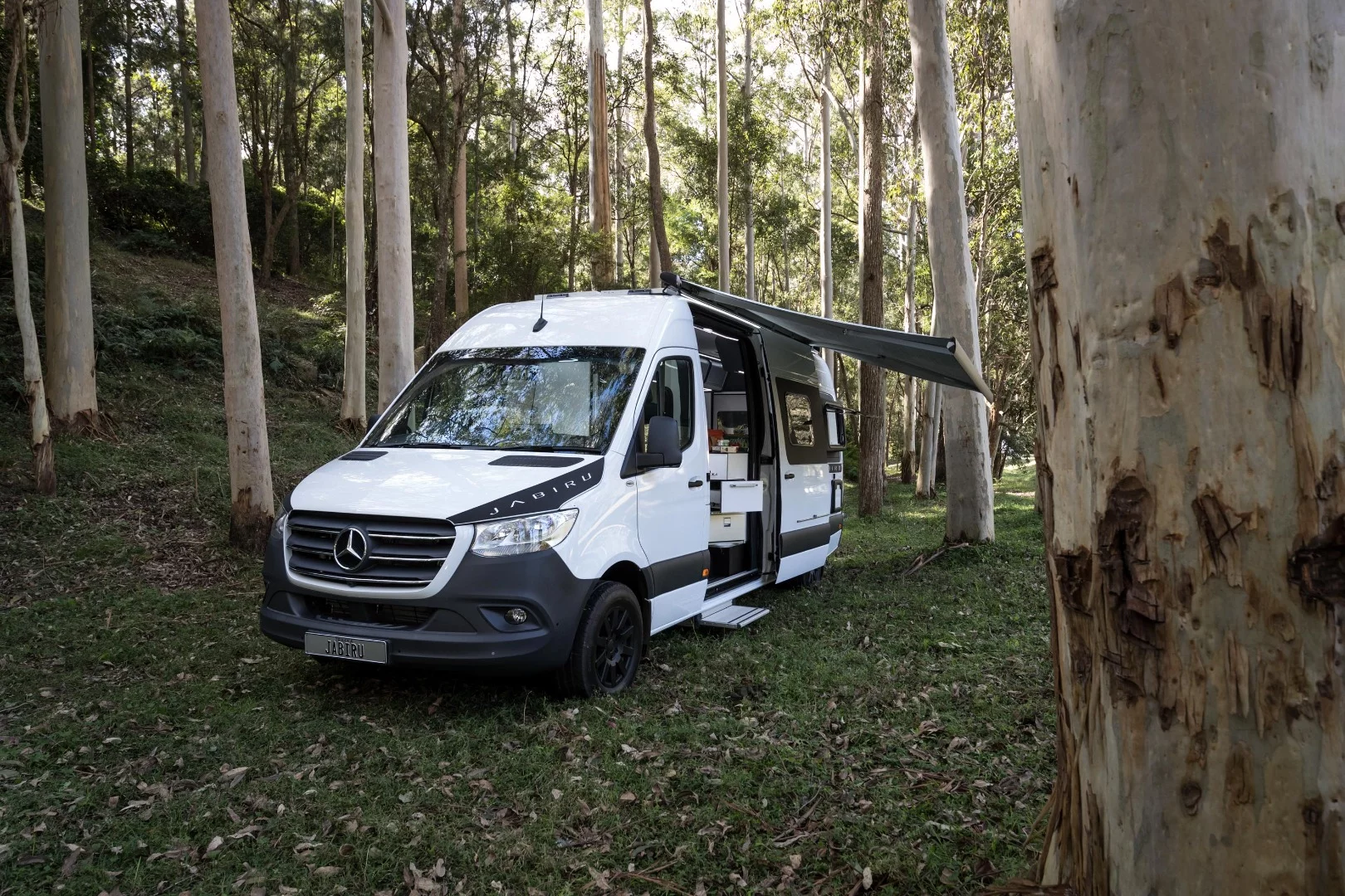The Jabiru 2S sleeps and seats two people, an interesting option for #vanlife couples