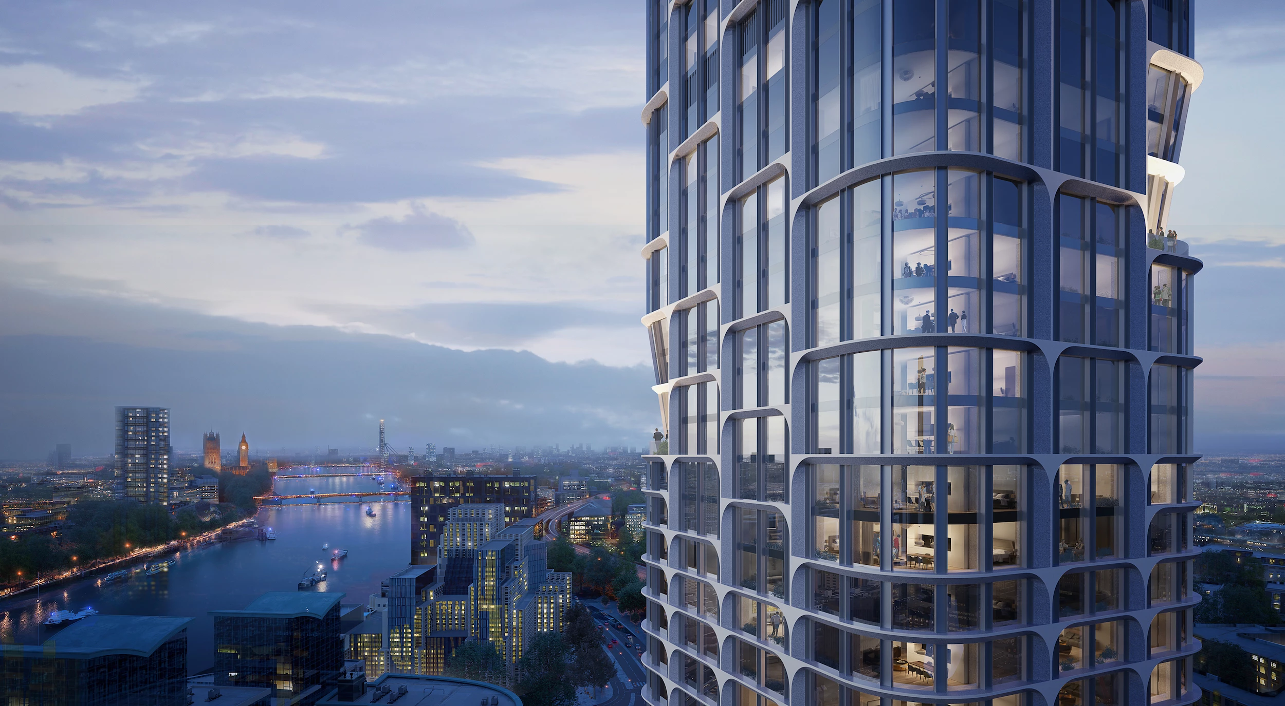 Most of Vauxhall Cross Island's interior will be given over to office space
