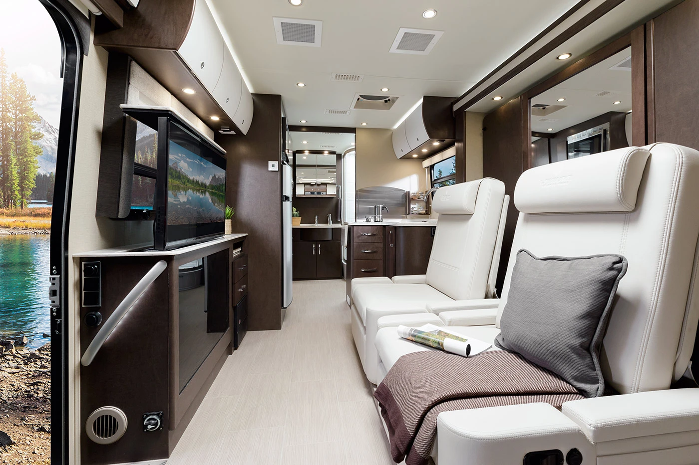 Inside the 2016 LTV Unity U24MB with Leisure Lounge Plus
