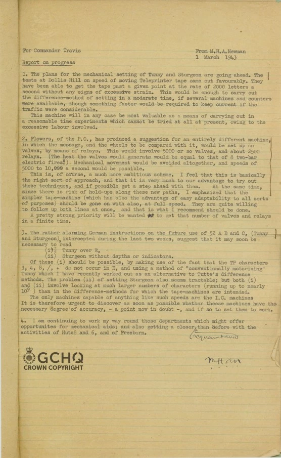 A letter from the Colossus project