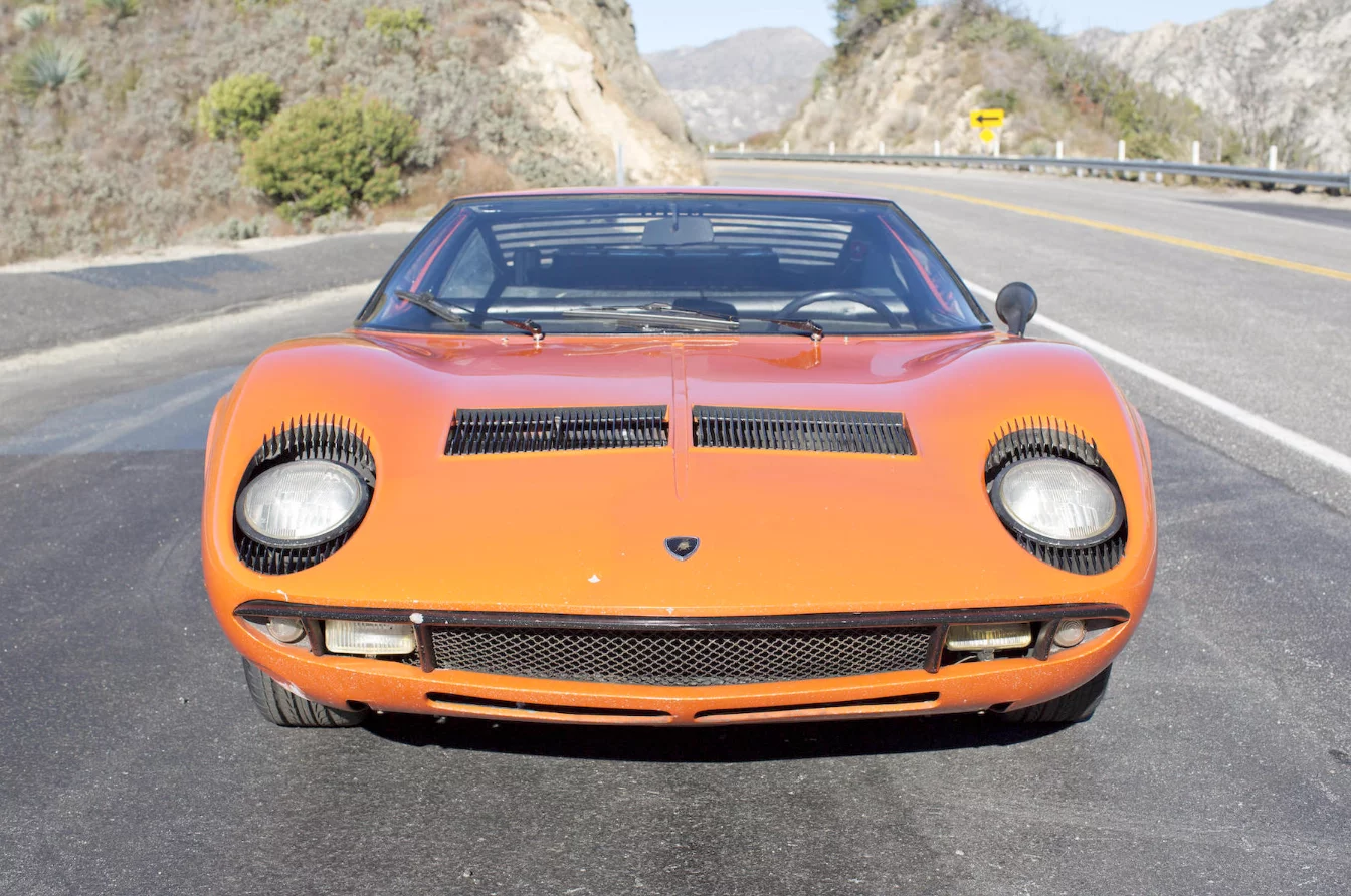 This 1967 Lamborghini Miura P400 is estimated to sell for between $850,000 and $1,000,000