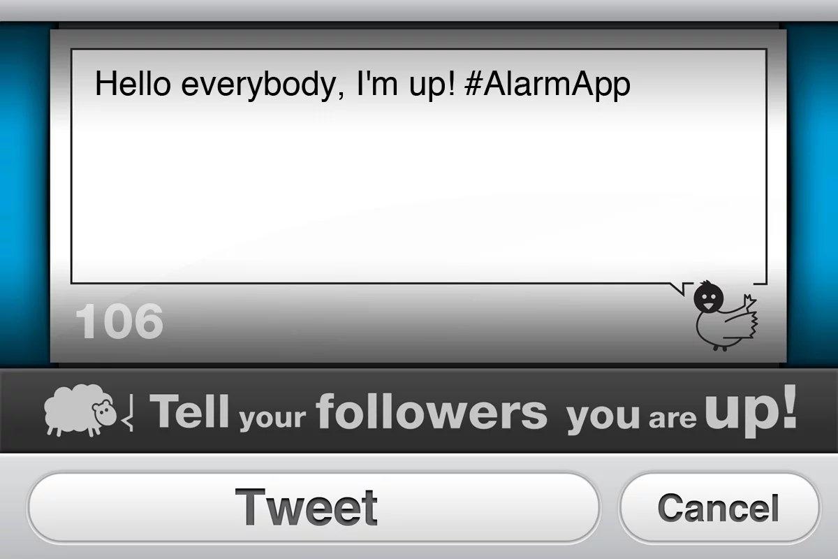 Tweet your start to the day