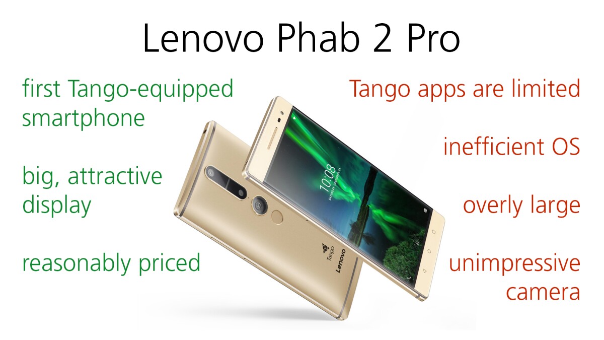 Pros and cons of Lenovo's Phab 2 Pro smartphone with Tango