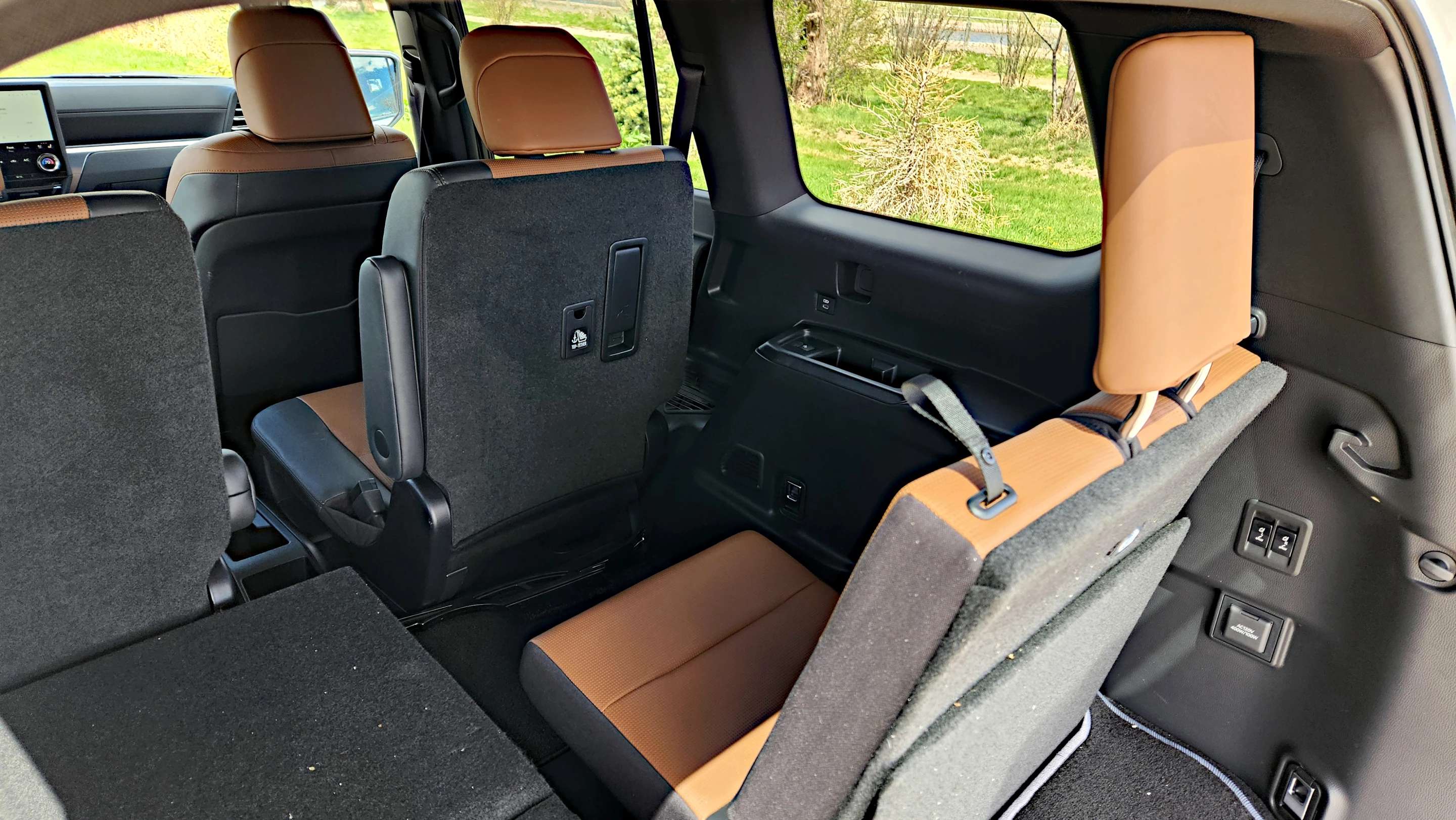 The third row in the 2024 Lexus GX is cramped and not very comfortable, but can be used in a pinch