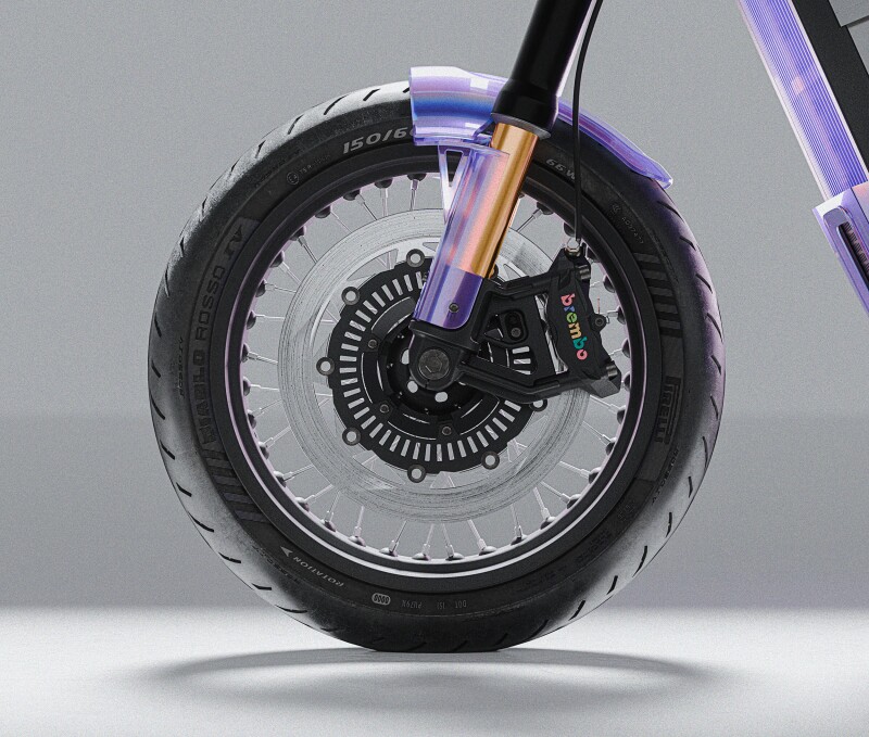 موتورسیکلت شفاف Dab Motors با طراحی پیشرفته و نوآوریهای جدید
